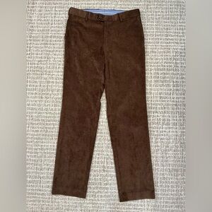NWOT Peter Millar Superior Soft Corduroy 4-Pocket Pants Brown Men’s 32/32